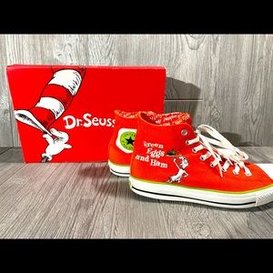 Dr. Seuss Green Eggs and Ham Sz 8.5M/10.5W with Box! EUC!